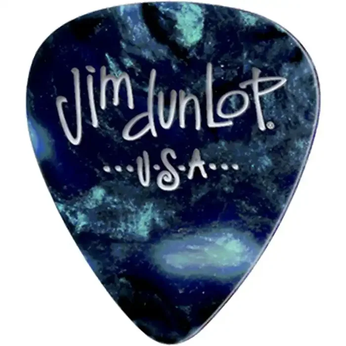 Dunlop Premium Celluloid Classic Guitar Picks 1 Dozen Turquoise Pearloid Medium Guitar Center