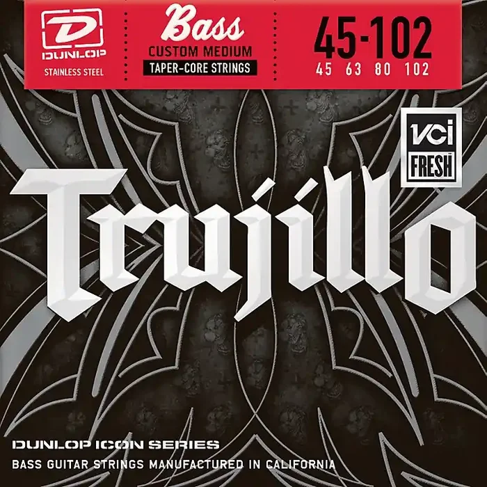 Dunlop Robert Trujillo Icon Series Bass Guitar Strings – 4 String Set Guitar Center