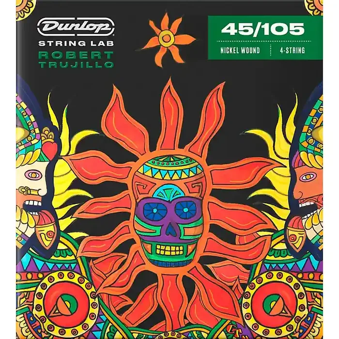 Dunlop Robert Trujillo Nickel Wound 4-String Electric Bass Strings 45 – 105 Guitar Center