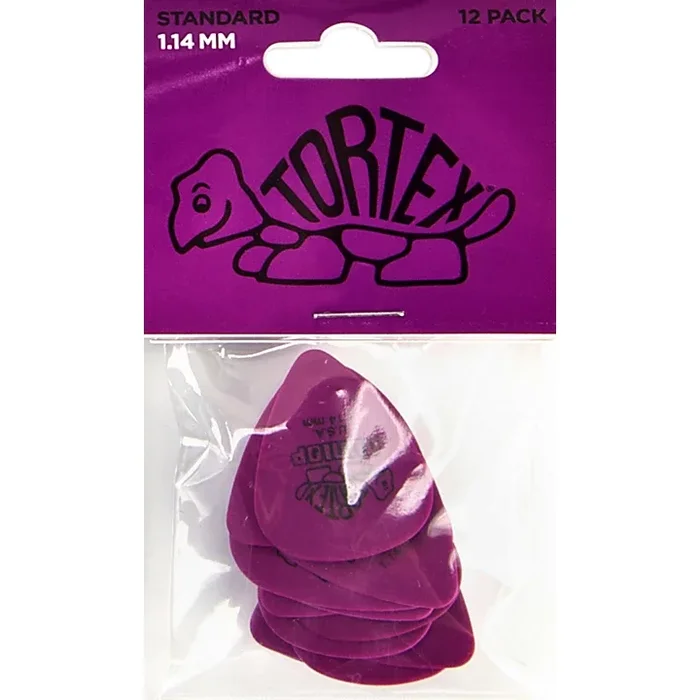 Dunlop Tortex Standard Guitar Picks 1.14 mm 1 Dozen