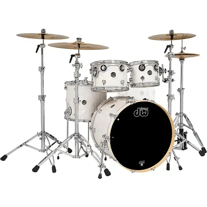 DW 4-Piece Performance Series Shell Pack White Marine Guitar Center