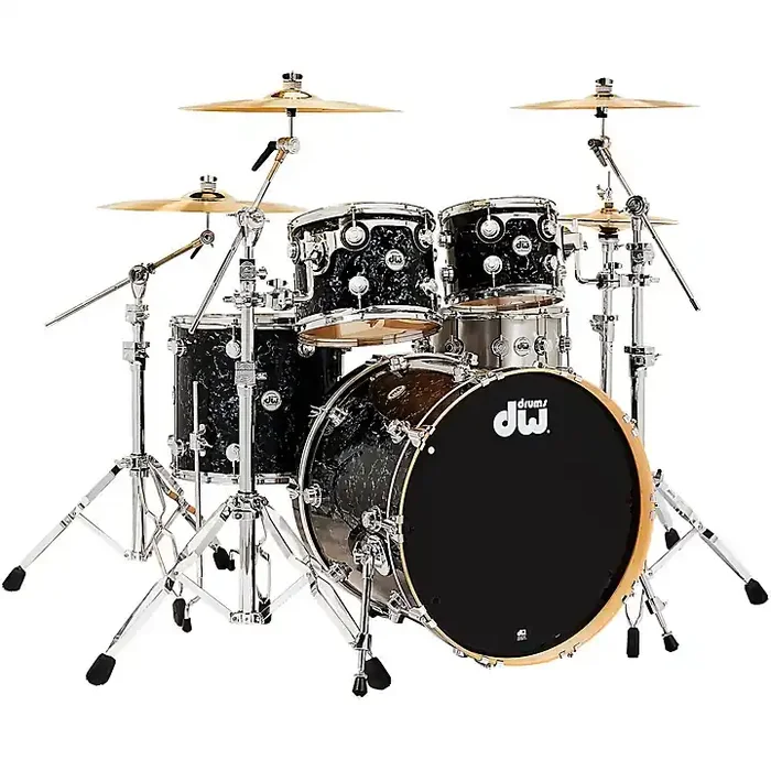 DW Collectors Series 4-Piece SSC Maple Shell Pack With Chrome Hardware Black Velvet Guitar Center