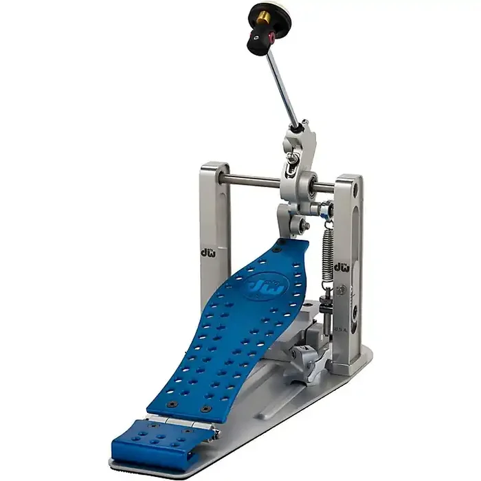 DW Colorboard Machined Direct Drive Single Bass Drum Pedal With Cobalt Footboard Guitar Center