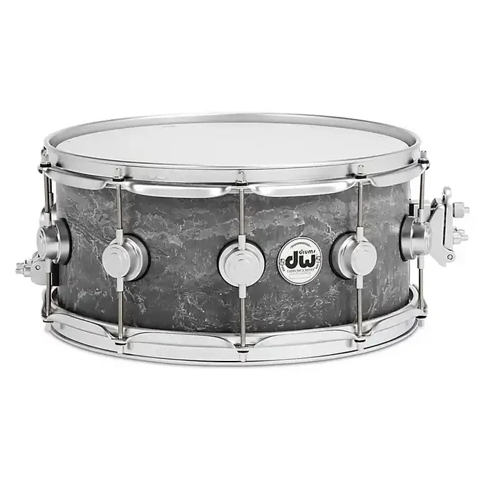 DW Concrete Snare Drum 14 x 6.5 in. Satin Chrome Hardware Guitar Center