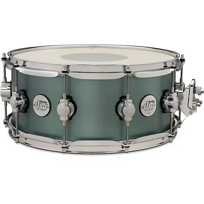 DW Design Series Snare Drum 14 x 6 in. Satin Sage Metallic Guitar Center