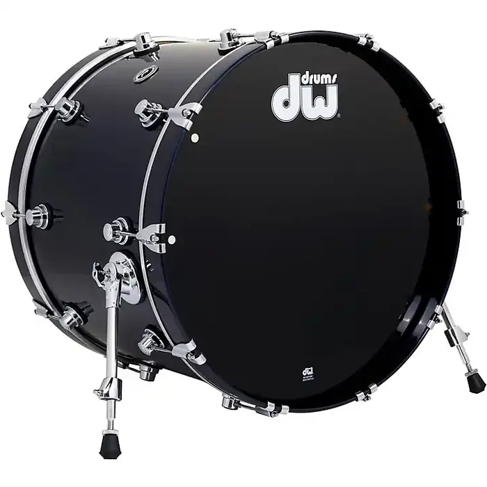 DW DWe Wireless Acoustic/Electronic Convertible Bass Drum 22 x 16 in. Lacquer Custom Specialty Midnight Blue Metallic Guitar Center
