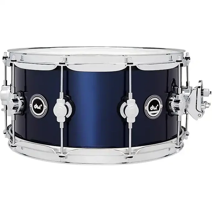 DW DWe Wireless Acoustic/Electronic Convertible Snare Drum 14 x 6.5 in. Lacquer Custom Specialty Midnight Blue Metallic Guitar Center
