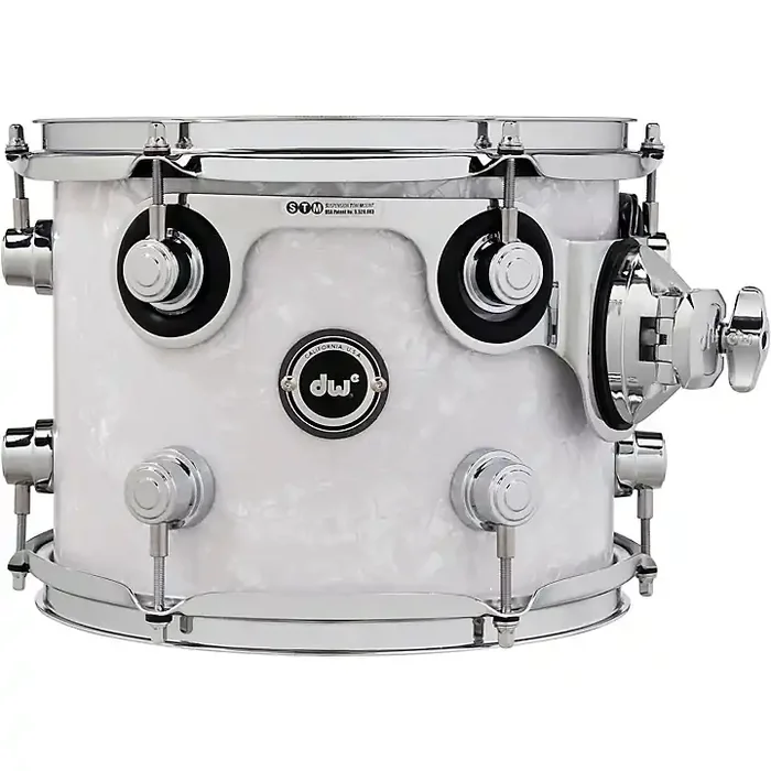 DW DWe Wireless Acoustic/Electronic Convertible Tom with STM 10 x 8 in. Finish Ply White Marine Pearl Guitar Center