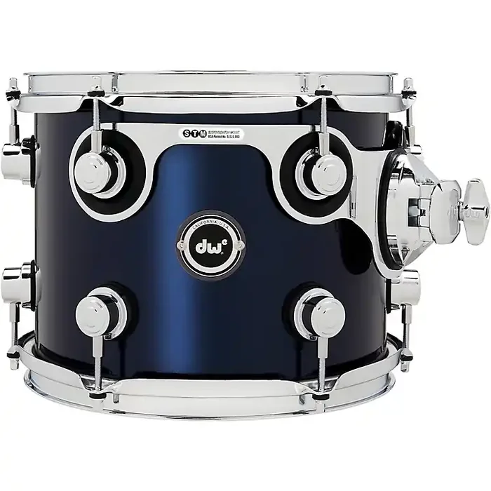 DW DWe Wireless Acoustic/Electronic Convertible Tom with STM 10 x 8 in. Lacquer Custom Specialty Midnight Blue Metallic Guitar Center