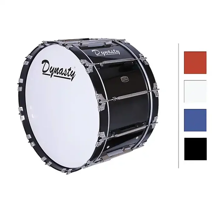 Dynasty Marching Bass Drum 18″ Black 18×14″ Guitar Center