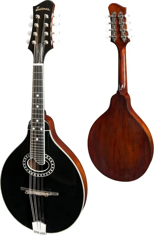 Eastman MD404 A-Style Mandolin – Black