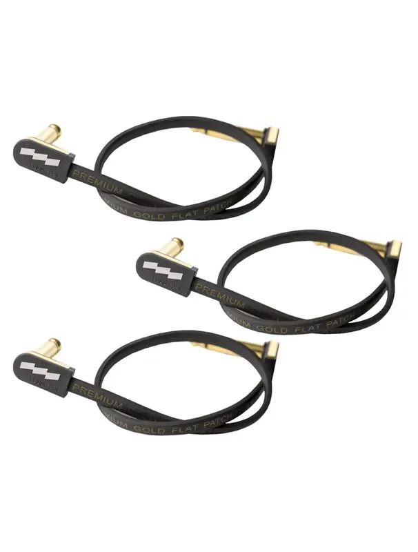 EBS PG-28, Flat Patch Cable Premium Gold 28 cm x 3
