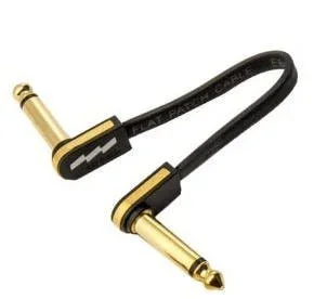 EBS Premium Gold Flat Right Angle Jack Patch Cable – 10CM