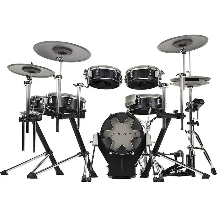 EFNOTE 3X Acoustic Designed Electronic Drum Set Black Oak Wrap Guitar Center