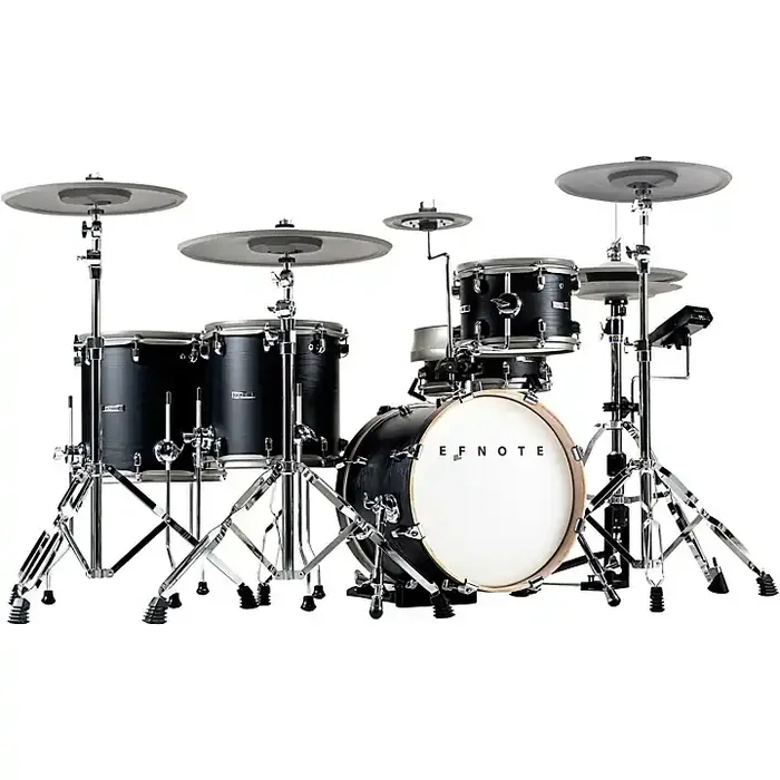 EFNOTE 5X Acoustic Designed Electronic Drum Set Black Oak Wrap Guitar Center