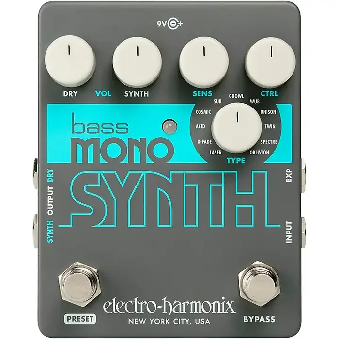 Electro-Harmonix Bass Mono Synth Bass Effects Pedal Guitar Center