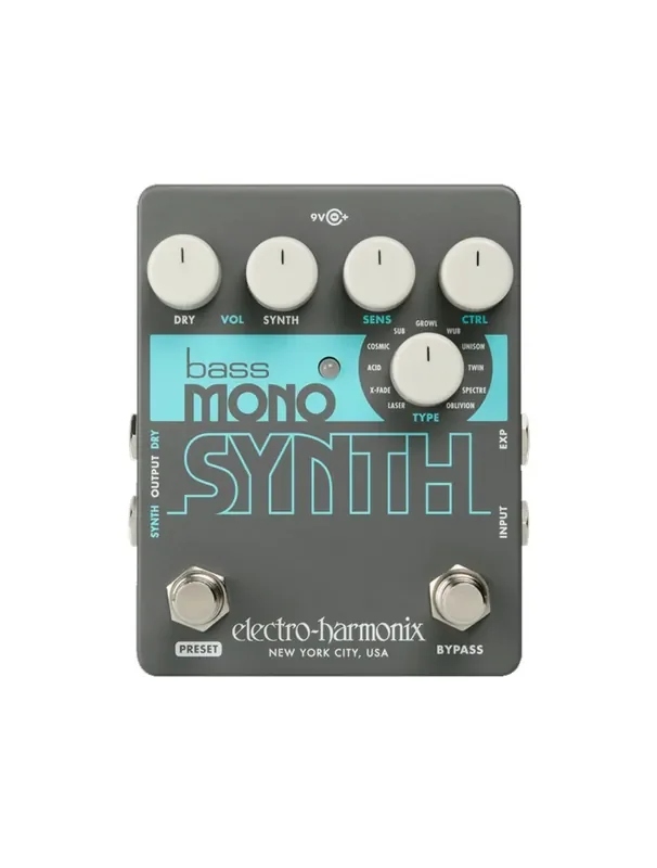 Electro-Harmonix Bass Mono Synth Bass Synthesizer Pedal