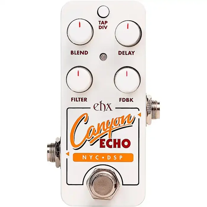 Electro-Harmonix Canyon Echo Digital Delay Effects Pedal White Guitar Center