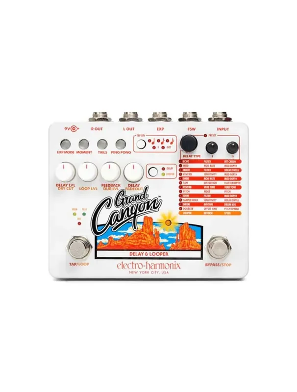 Electro-Harmonix Grand Canyon Delay/Looper Pedal – Open Box