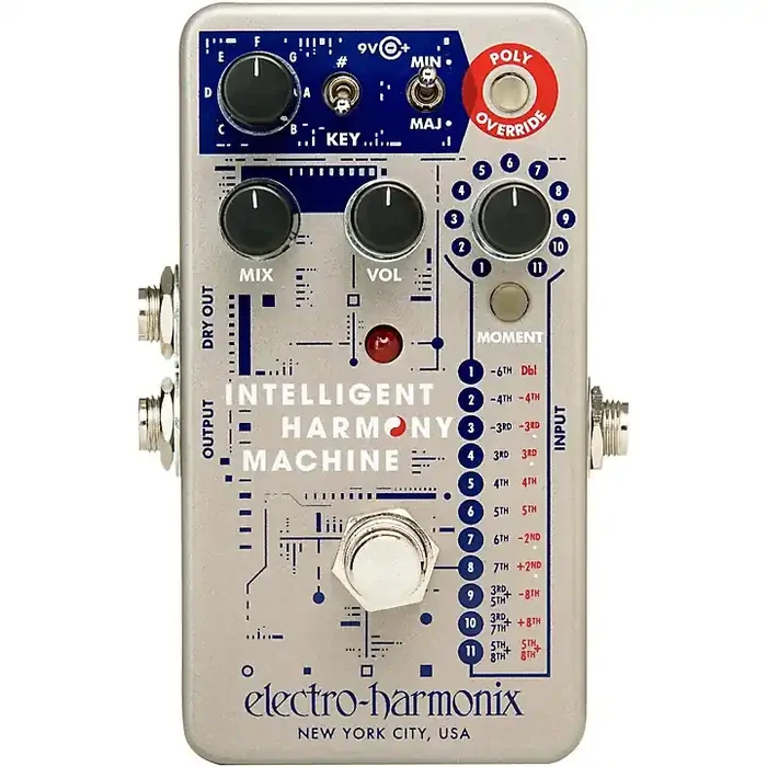 Electro-Harmonix Intelligent Harmony Machine Effects Pedal Grey Guitar Center