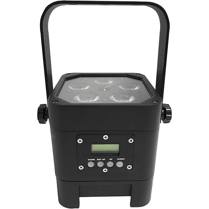 Eliminator Lighting Indy Hex Par Wireless Outdoor RGBWA+UV LED Wash Light Black Guitar Center