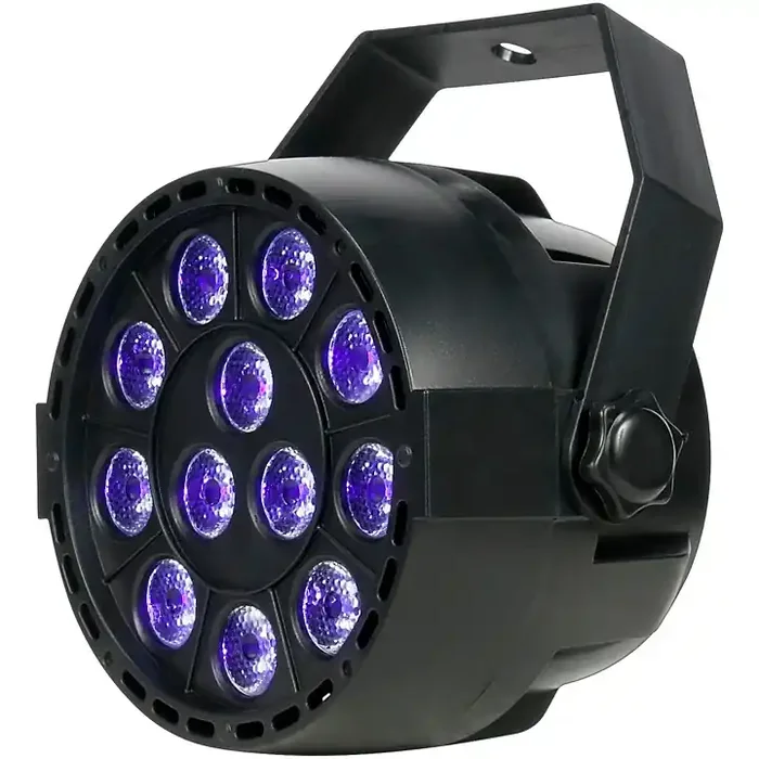 Eliminator Lighting Mini PAR UV LED Black Light Black Guitar Center