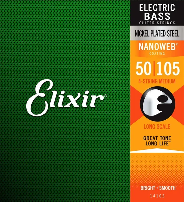 Elixir Electric Bass Nickel Plated Steel | Long Scale 050-105 | Yandas