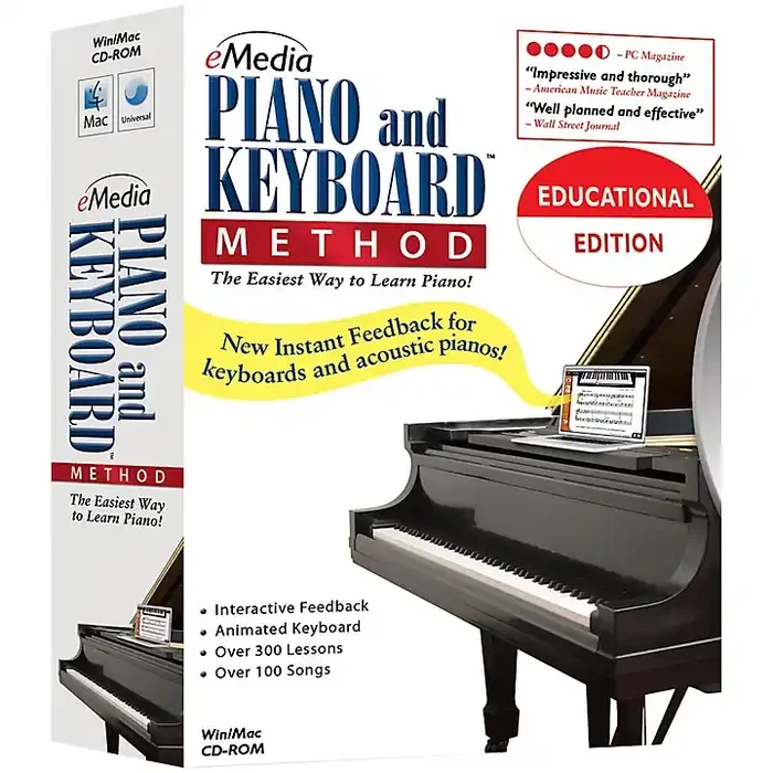 eMedia Piano and Keyboard Method 20 Station Lab Pack (20 Computers/120 Students) Guitar Center