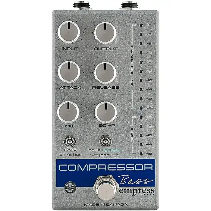 Empress Effects Bass Compressor Pedal Silver Guitar Center