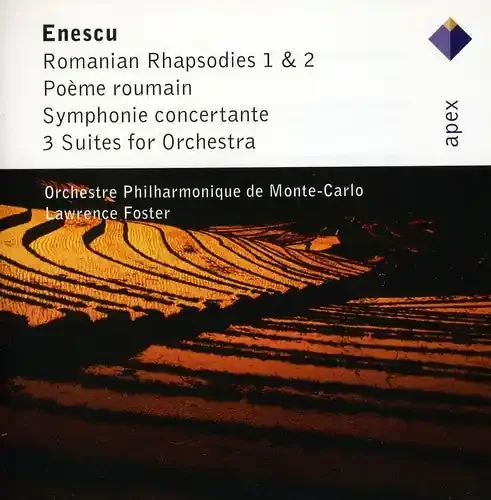 Enescu / Foster / Monte Carlo Phil Orch Enescu Romanian Rhapsodies Nos 1 & 2 / 3 Suites