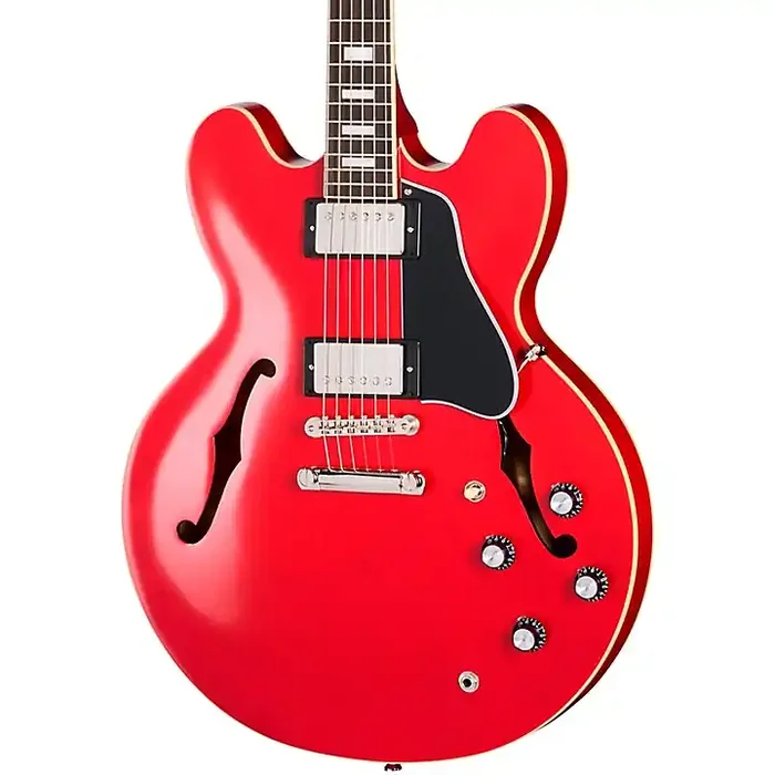 Epiphone 1962 ES-335 Reissue Semi-Hollow Electric Guitar Sixties Cherry Guitar Center
