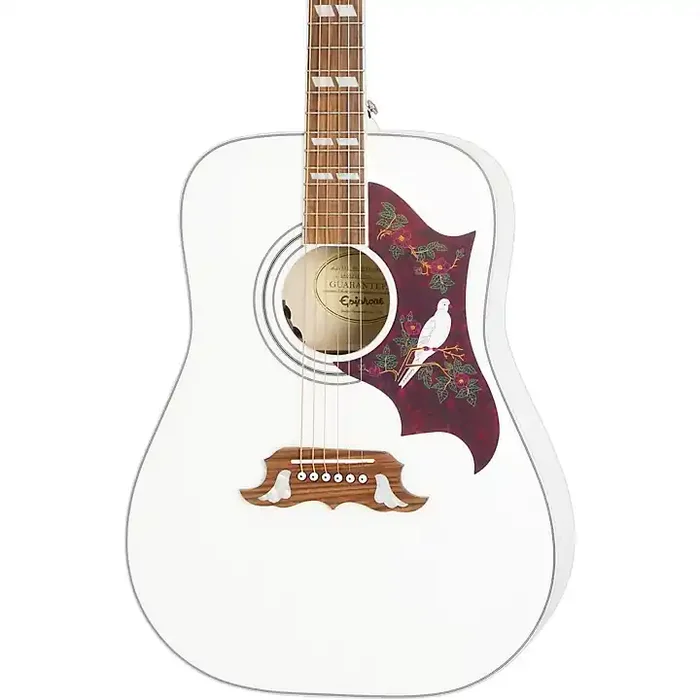 Epiphone Dove Studio Limited-Edition Guitar Center-Exclusive Acoustic-Electric Guitar Alpine White Guitar Center