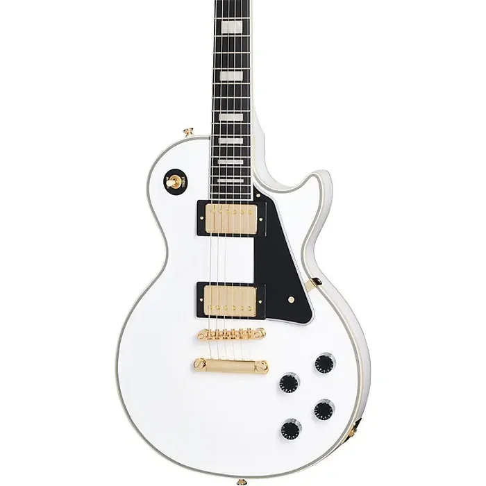 Epiphone Les Paul Custom Electric Guitar Alpine White Guitar Center