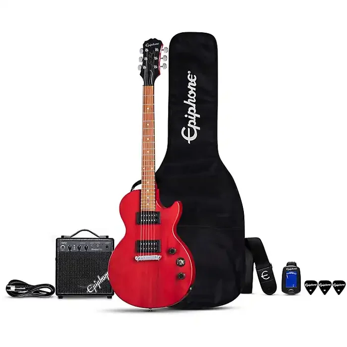 Epiphone Les Paul Special-I Electric Guitar Player Pack Worn Cherry Guitar Center