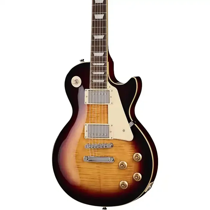 Epiphone Les Paul Standard ‘50s Figured Electric Guitar Bourbon Burst Guitar Center