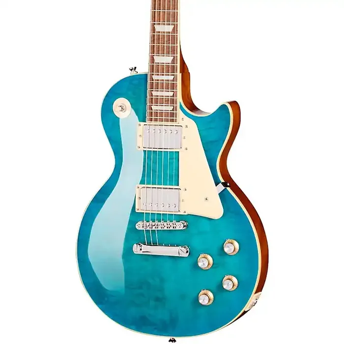 Epiphone Les Paul Standard ‘60s Quilt Exclusive Electric Ocean Water