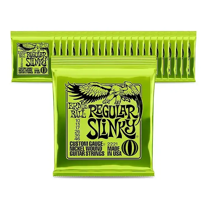 Ernie Ball 2221 Nickel Regular Slinky Electric Guitar Strings – 24 Pack Guitar Center