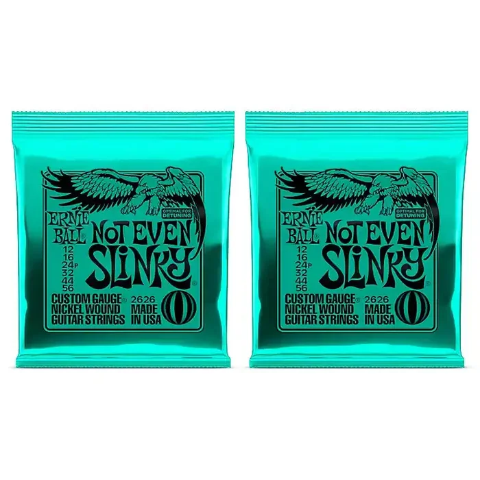 Ernie Ball 2626 Nickel Wound Not Even Slinky Drop Tuning Electric Guitar Strings 2-Pack Guitar Center