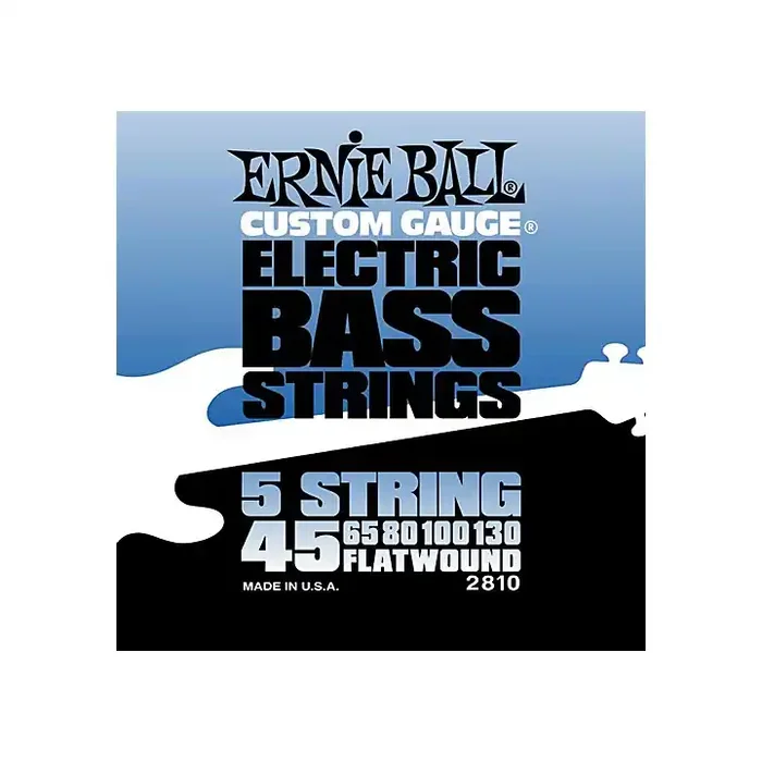 Ernie Ball 2810 Flatwound 5-String Bass Strings Set Guitar Center