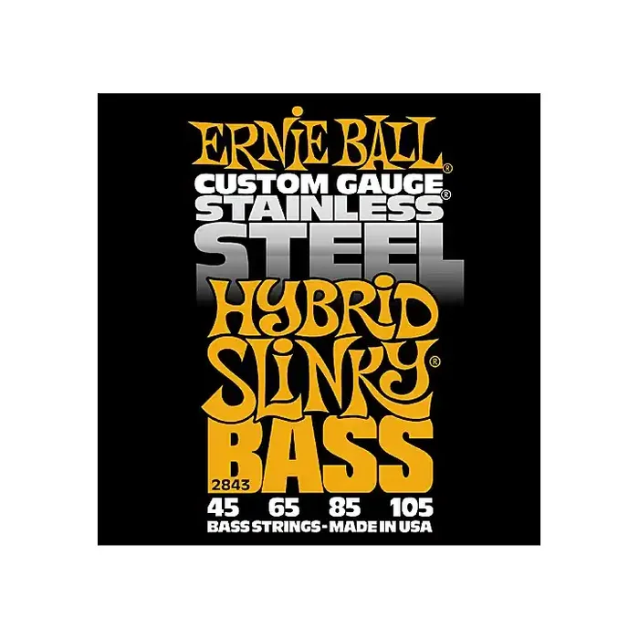 Ernie Ball 2843 Hybrid Slinky Stainless Steel Bass Strings Guitar Center