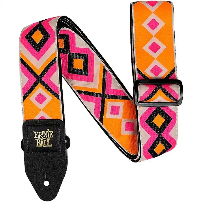 Ernie Ball Classic Jacquard Polypro Guitar Strap Pink Diamond 2 in. Guitar Center
