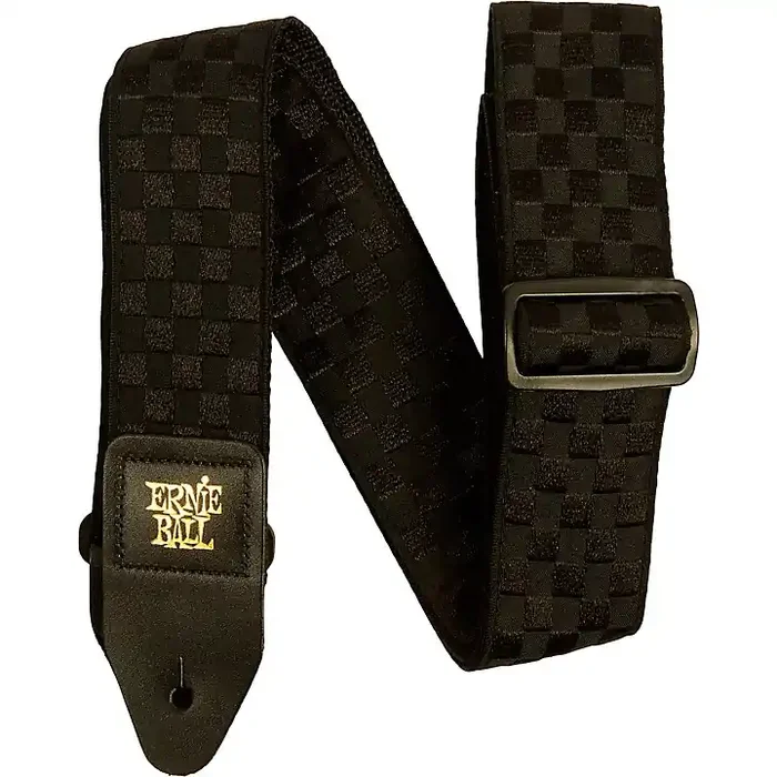 Ernie Ball Jacquard Polypro Guitar Strap Black Checkers Guitar Center