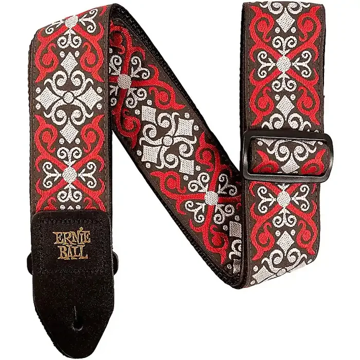Ernie Ball Jacquard Polypro Guitar Strap Red Trellis Guitar Center