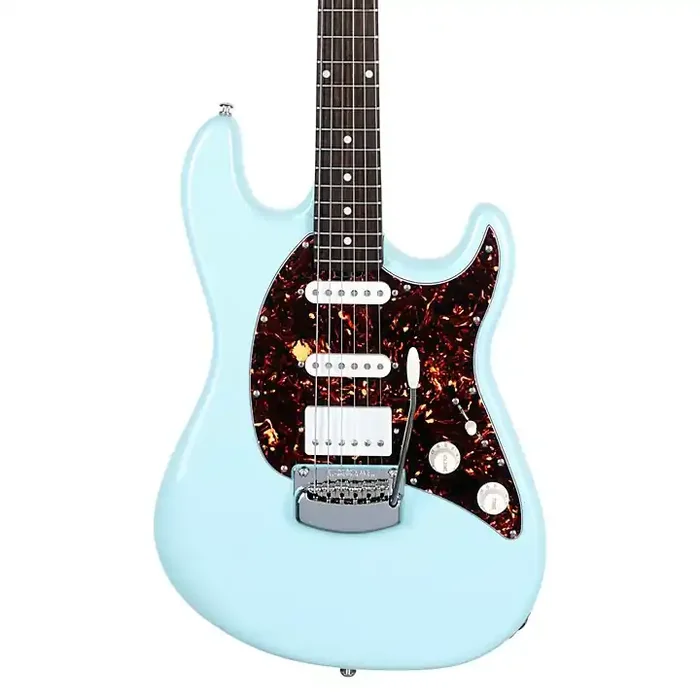Ernie Ball Music Man Cutlass RS HSS Electric Guitar Powder Blue Guitar Center