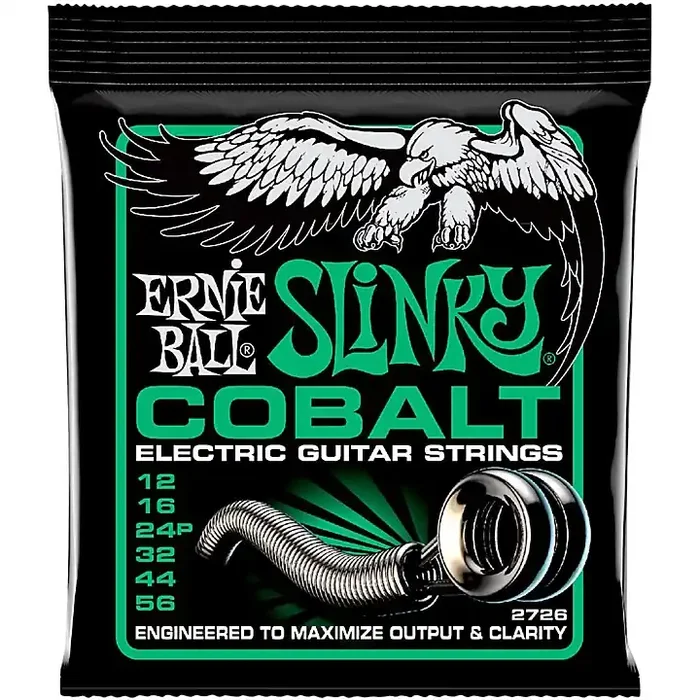 Ernie Ball P02726 Cobalt Not Even Slinky Electric Guitar Strings 12-56 Guitar Center