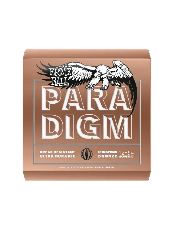 Ernie Ball Paradigm Medium Light Phosphor Bronze Acoustic Guitar Strings – 12-54