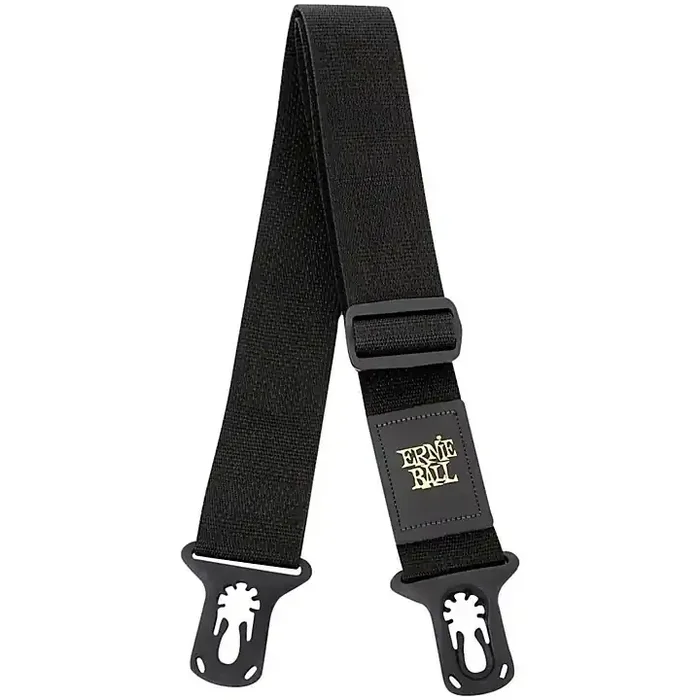 Ernie Ball Poly Lock Guitar Strap Black 2 in. Guitar Center