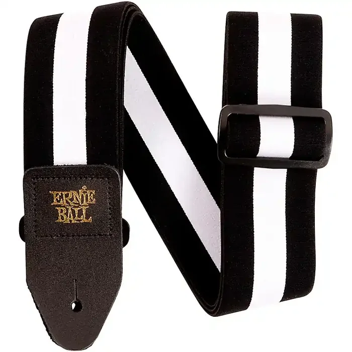 Ernie Ball Stretch Comfort Racer Strap White Guitar Center