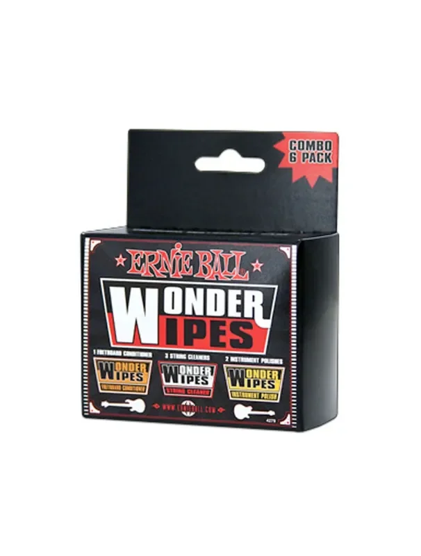Ernie Ball Wonder Wipes Combo Pack (6-pack)