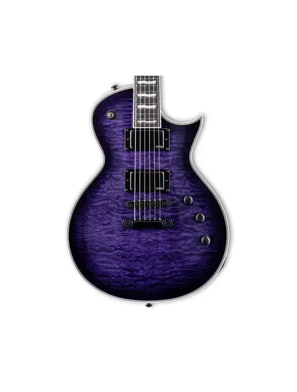 ESP LTD EC-1000 QM Electric Guitar – See Thru Purple Sunburst